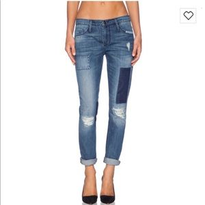 Black Orchid Harper Patchwork Boyfriend Jeans